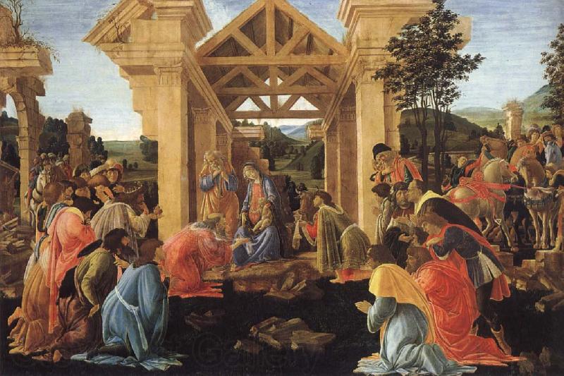 Sandro Botticelli Konungarnas worship Norge oil painting art
